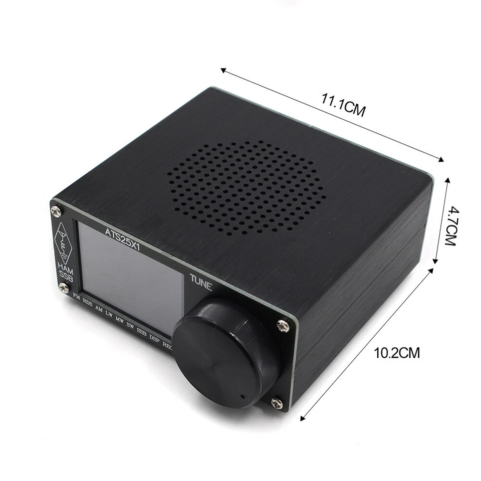 ATS-25X1 Si4732 SSB FM LW MW All Band Radio Receiver with 2.4" Touch Screen - Image 2 of 4