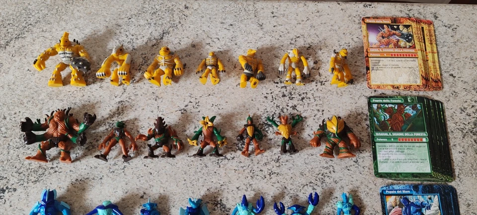 GORMITI SERIE 1: LA SERIE COMPLETA, 42 PERSONAGGI + 43 CARTE - IN ITALIANO! - Immagine 2 di 4