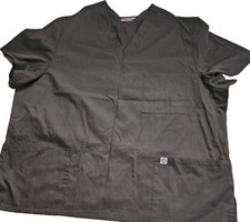 Sivvan Unisex Scrubs - Classic V-Nec Top  Drawstring Pants Scrub Set medical 4X