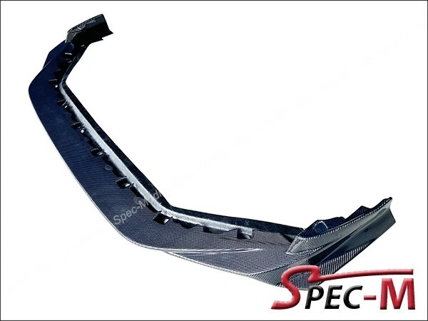 Parachoques delantero de carbono real estilo CF VRS labio inferior ajuste Nissan GT-R GTR R35 2017+ Foto 2 de 3