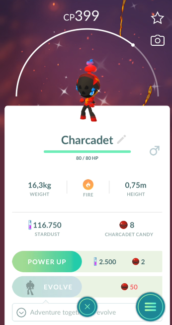 Pokémon Go ✨ NEW Shiny Charcadet ✨PTC 80k Dust ✨ | eBay