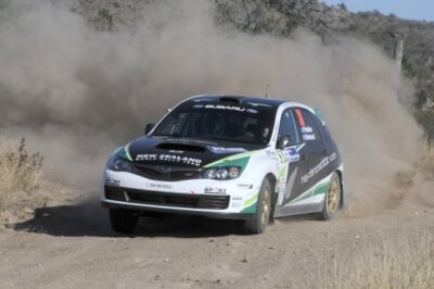 Hayden Paddon (NZL) Subaru Impreza on the shakedown stage 2011 WRC Old Photo
