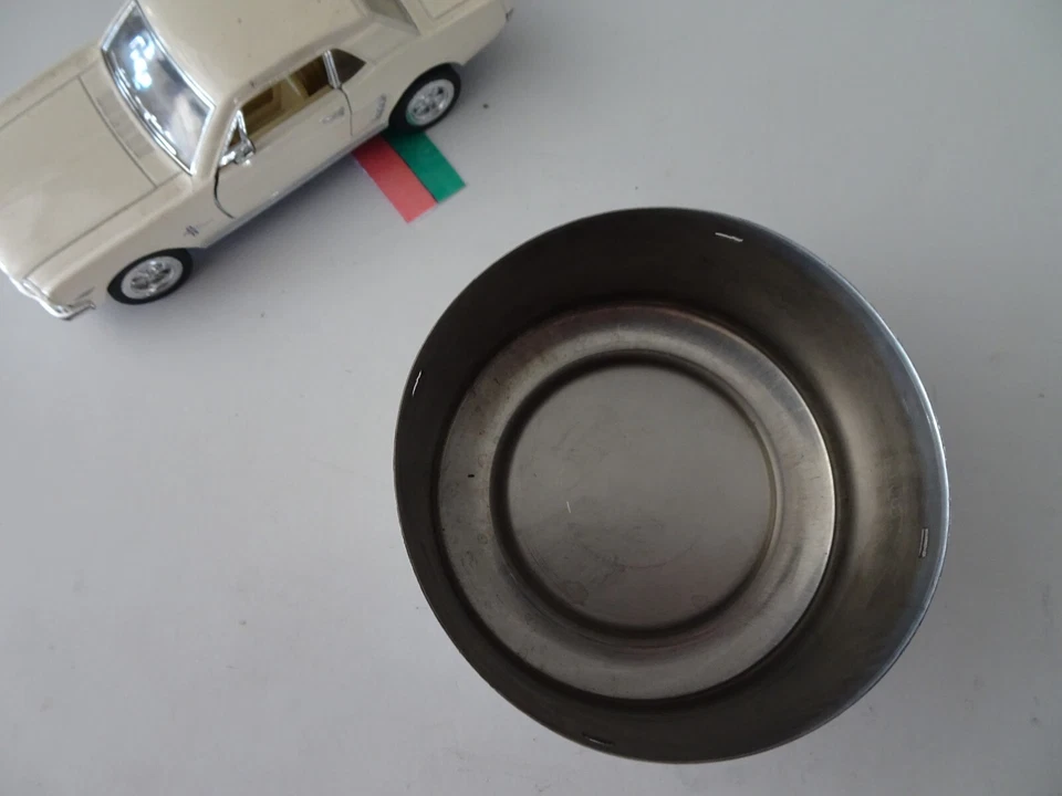 AMP Chrome Wheel Center Cap #N/A 3-1/2" inches on backside, Height 1-3/4" inches - Image 3 of 3