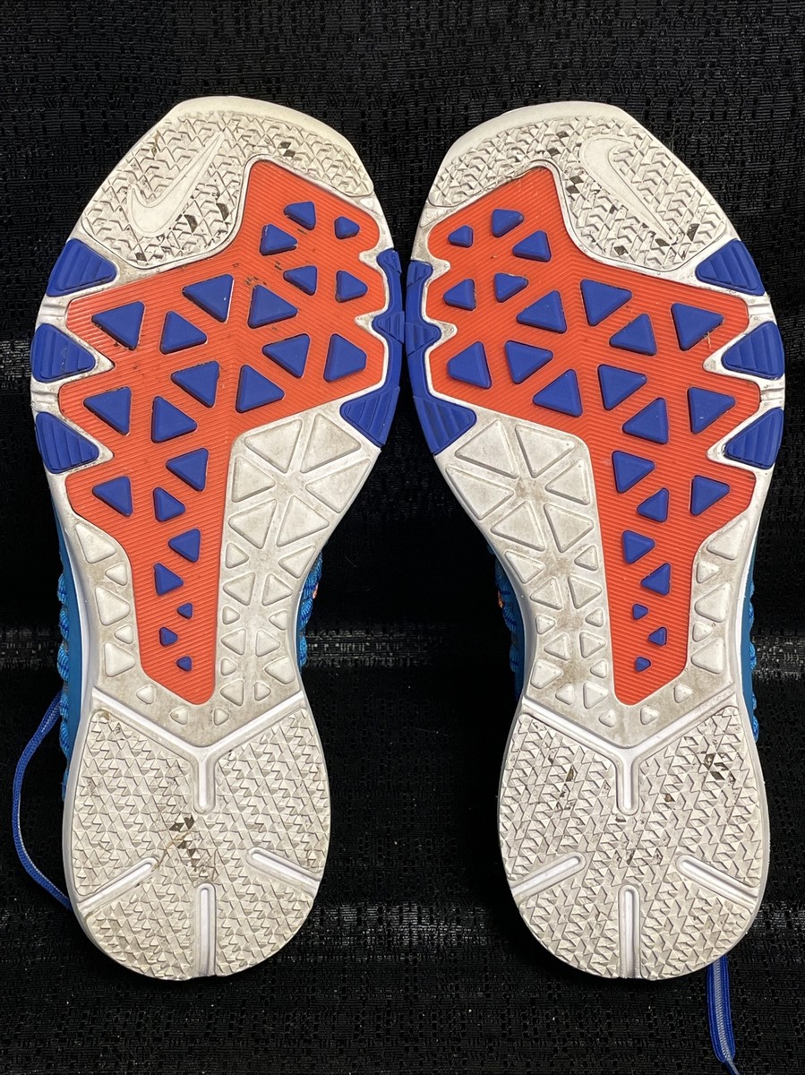 Nike Train Ultrafast Flyknit Mens Blue Orange Training Shoes 843694-464 Size 13 Nike Men main image 3