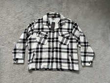 Misspap Black White Check Shacket Small BNWT