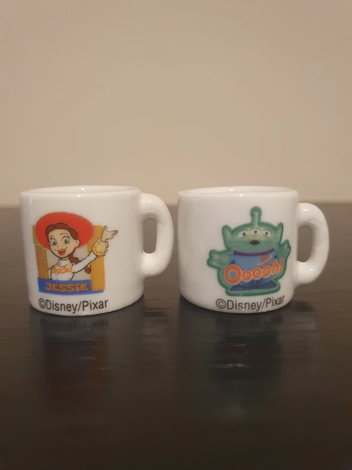 Disney Animated Toy Story Woody Jessie Miniature Kids Porcelain Mugs Cup Display - Image 2 of 4