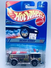 Hot Wheels 1995 Silver Series Fire Eater Emergency Vehicle Chrome New 13309