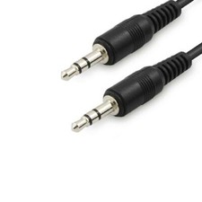 Premium 3.5mm Stereo Audio Cable Lead Cord For Portable Audio Dock Speaker