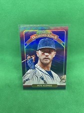 2020 Donruss Blue Holo 7 Pete Alonso Diamond King DK New York Mets