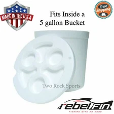 5 Gallon FOAM BAIT BUCKET liner insert - minnow shiner fishing - Made in the USA