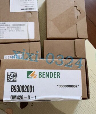 New BENDER B93082001 GM420-D-1 Insulation tester DHL Fast delivery
