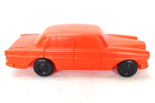 FD Italy 1:20 MERCEDES-BENZ 220 Blow Mold Plastic Model Car Red NM`70 TOP RARE - Picture 5 of 8