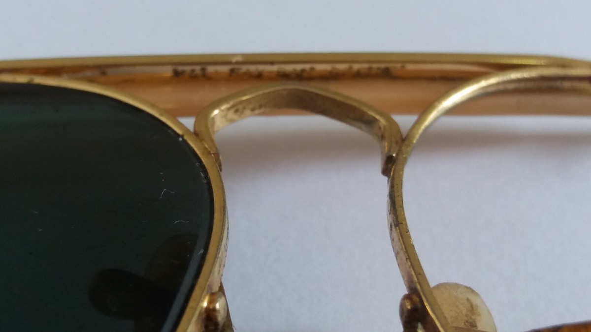 VINTAGE B&L RAY BAN USA OUTDOORSMAN AVIATOR 62[]14 VINTAGE