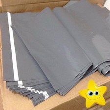 Strong Grey Mailing Post Mail Postal Bags Poly Postage Self Seal All Sizes Cheap