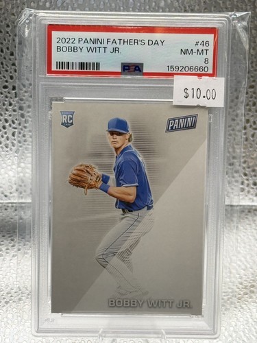 2022 Panini Father's Day - Bobby Witt Jr. #46 (RC) - PSA 8