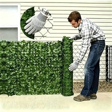 119 X 40 Inch Artificial Ivy for privacy Screen Realistic Fau Greenery Wall Pane
