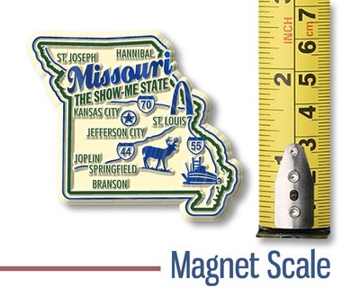 Arkansas Small State Magnet By Classic Magnets, 1.9" X 1.7", Collect