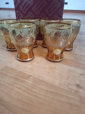 Bohemia Cristal Gold Hand Made 6 Gläser ORIGINALVERPACKT NEU