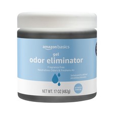 Amazon Basics Gel Odor Eliminator, Activated 17 Ounce Pack of 1 , Black