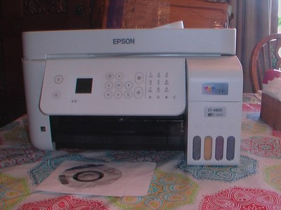 Epson EcoTank ET-4800 All-In-One Color Ink Tank Printer Wireless Wi-Fi USB
