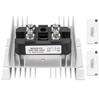 Bridge Rectifier MDQ 100A, AC to DC, 1600V 100A, Full Wave Diode Module Singl...