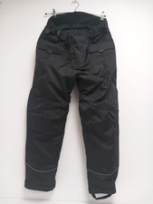 Crane Lined Textile Motorcycle Trousers Black - Size L 36-38”  Waist Armoured.