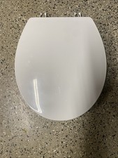 Kohler Round Toilet Seat , White, Quick Release Hinges