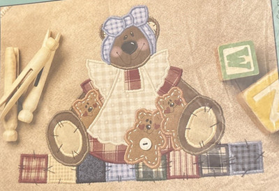 Rare GINGER BEAR Applique Pattern Packet #10124 by Kenna Reynolds & Donna Malone