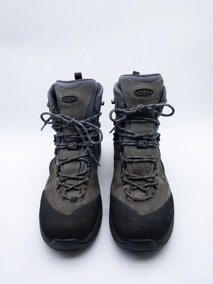 KEEN Chaussures De Trek Bottes En Cuir À Lacets Imperméables Gr. 44 EU 39394-100 - Photo 3/4
