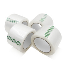 4 Rolls Clear Packing Tape 2 mil 3" x 110