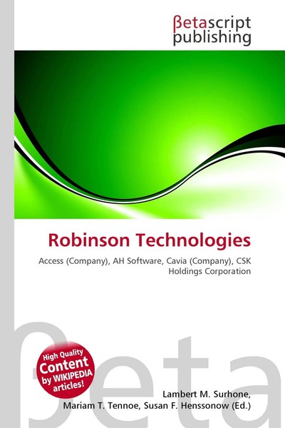 Lambert M. Surhone (U. A.) | Robinson Technologies | Taschenbuch | Englisch-image
