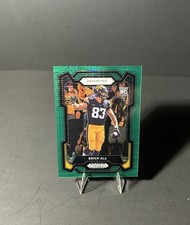 2024 Panini Prizm Draft Picks Football #171 Erick All (RC) Green Pulsar #09/25