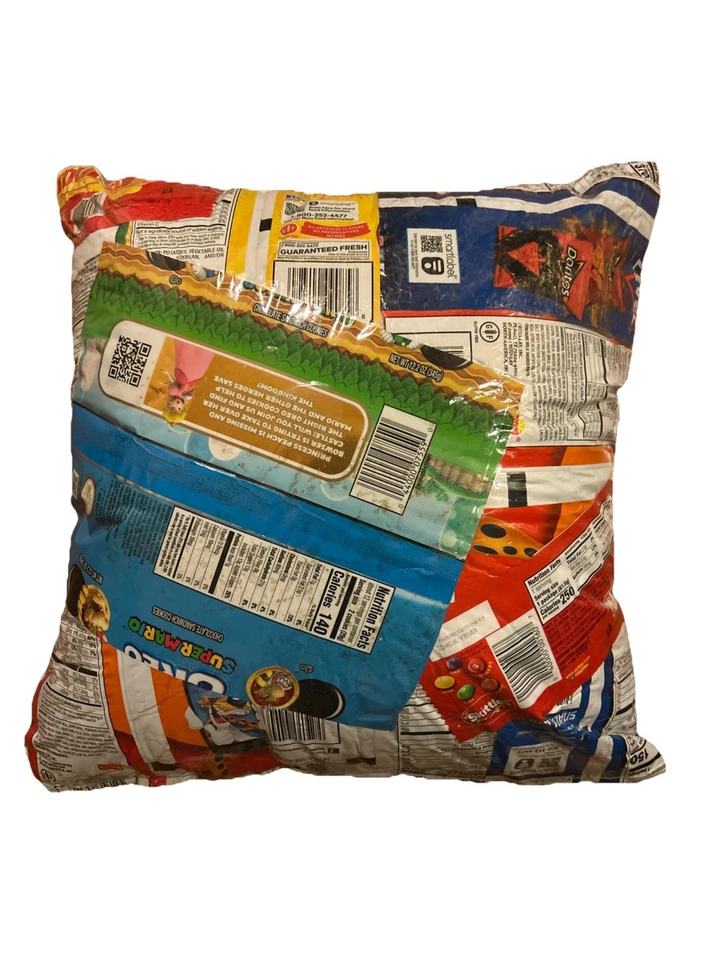 Funda de almohada cuadrada reciclada única con almohada cuadrada (no reciclada) Foto 2 de 3