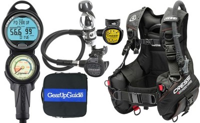 Cressi Start Scuba Diving Gear Package Complete with Start 2.0 BCD - Donatello
