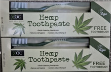 FLUORIDE FREE TOOTHPASTE 100ml X 2 tubes - Non fluoride - Hemp Toothpaste 47.05 per litre