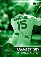 2017 Topps Bunt Randal Grichuk #87 Green SP /99