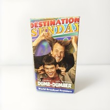 RARE Dumb and Dumber VHS TBS Destination Sunday World Premiere Promo COMPLETE