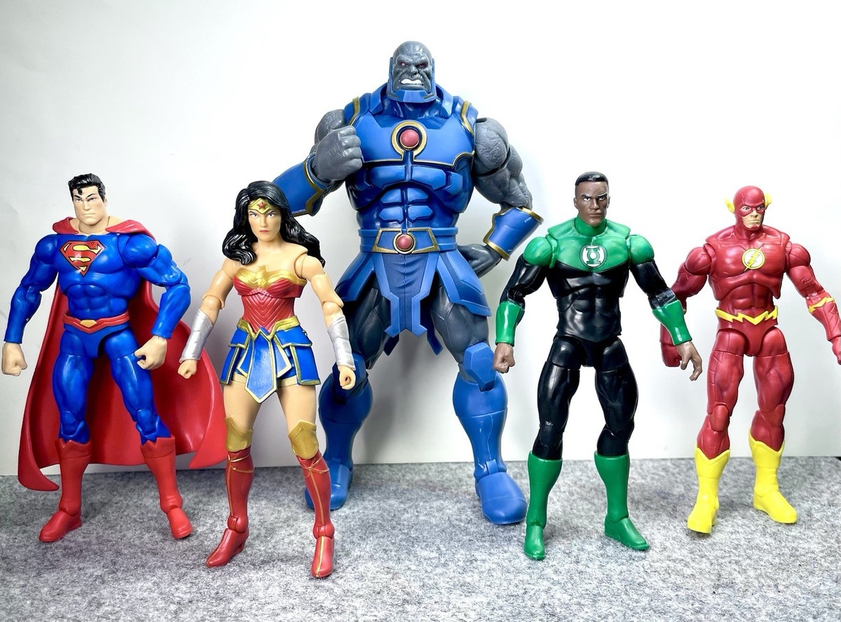 ジャスティスリーグ　10体　DCコミックス　ソニックドライブイン　ミールトイ JAKKS DC x Sonic The Hedgehog DARKSEID/SUPERMAN/WW/FLASH/GL 5