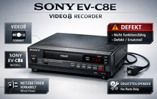 Sony EV-C8E | Video8 Cassette Recorder | Video Spieler ⚠️Bruch Ersatzteil DEFEKT