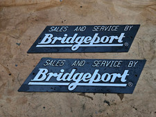 Bridgeport Sales and Service Placards