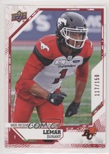 2019 Upper Deck CFL Red 117/150 Lemar Durant #155 0l2