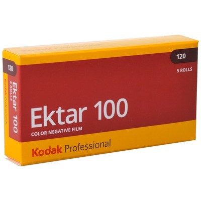 Kodak Ektar 100 120 Rollfilm Mittelformat Farbnegativ-Film 1x5 Filme