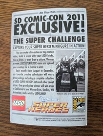 LEGO Batman 2011 SDCC exclusive minifigure