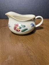International Tableworks England Stoneware Japan Gravy Boat Floral Motif Vintage