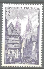 FRANCE 1954 QUIMPER RUE KEREON YT n° 979