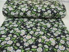 Fabric Traditions Double Faced Quilt DAISY GARDEN black 8 yds (18387) Bolt
