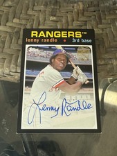 Lenny Randle 2017 Fan Favorites Auto Autograph