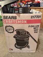 Craftsman 8 gal Wet/Dry Vacuum 3.0 Peak HP Black w/ Hose MPN 917701