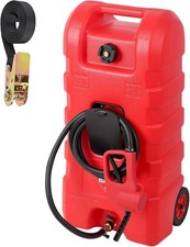 15 Gallon Fuel Caddy Portable Gas Tank with Pump