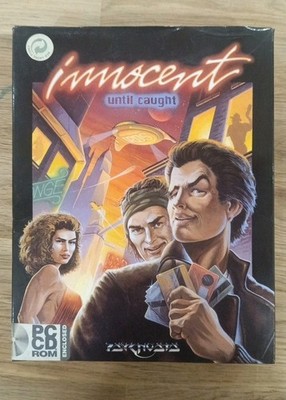 Innocent Until Caught Rare PC-CDROM Big Box 1994 Psygnosis 